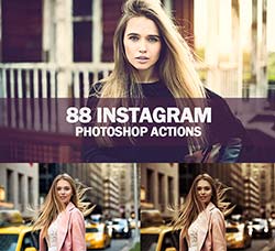 PS动作－88个美图色调：88 Instagram Photoshop Actions